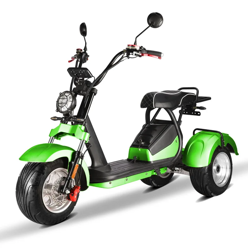 4000W tricycle electric car battery car citycoco scooter