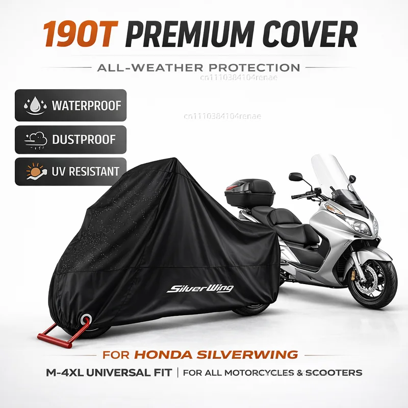 

For Honda FCS600 Silver Wing SilverWing GT400 600 190T Scooter Cover Waterproof Dustproof UV Protection All Season
