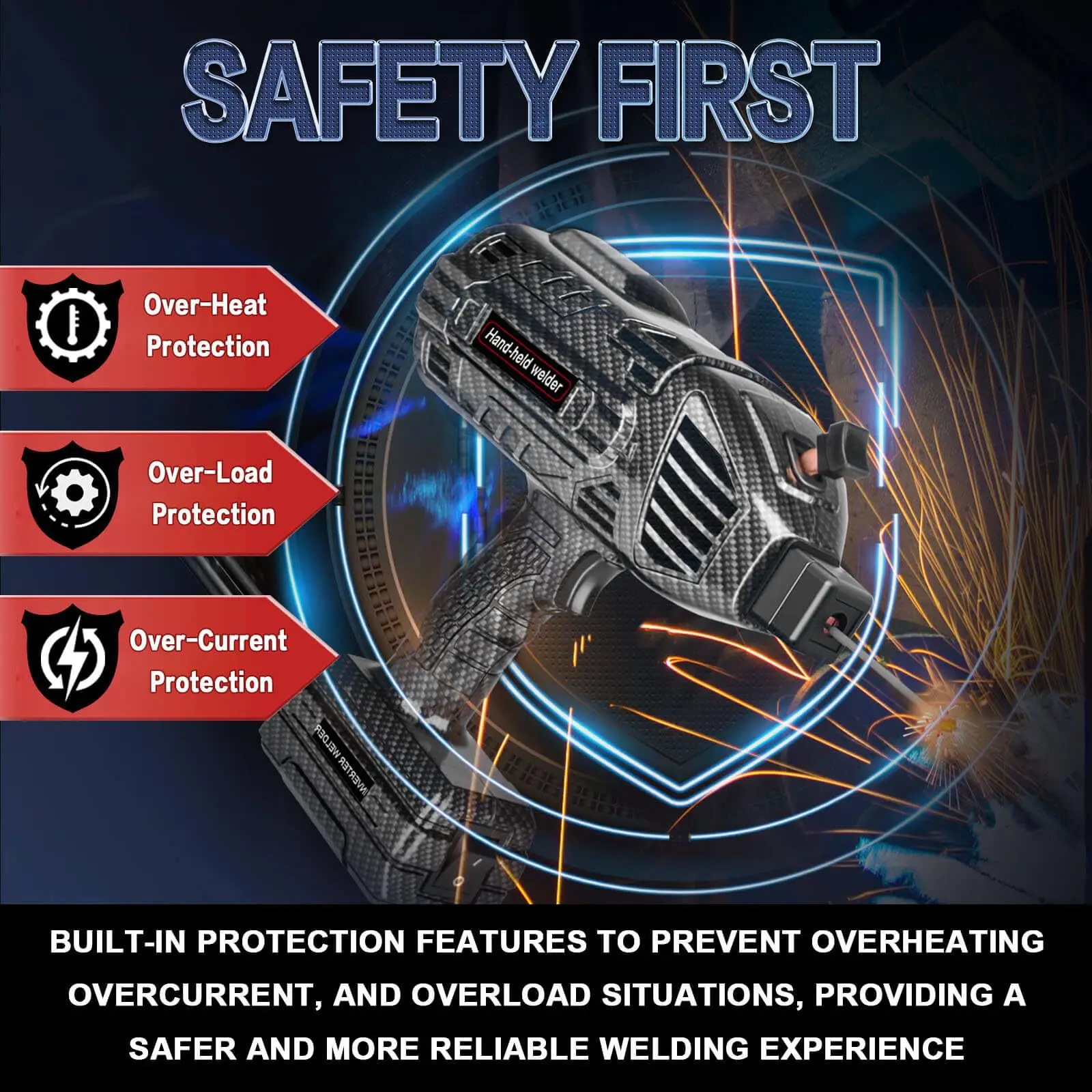 التجارة الخارجية الولايات المتحدة القياسية الجديدة آلة لحام يدوية IGBT المنزلية 110 فولت آلة لحام الحزام المحمولة الصغيرة