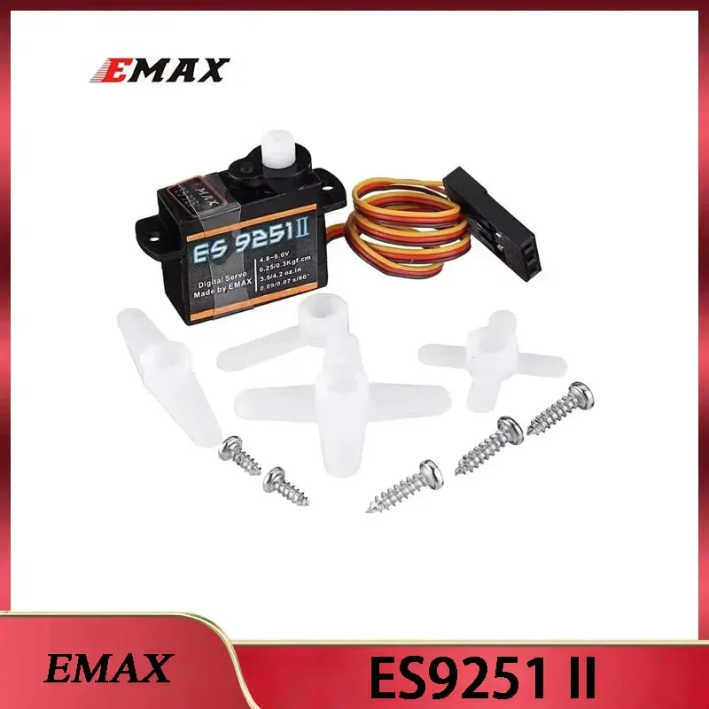 

EMAX ES9051 ES9251 4,3 г/2,5 г цифровой серводвигатель пластиковая шестерня 0,8 кг крутящий момент для 3D F3P самолетов