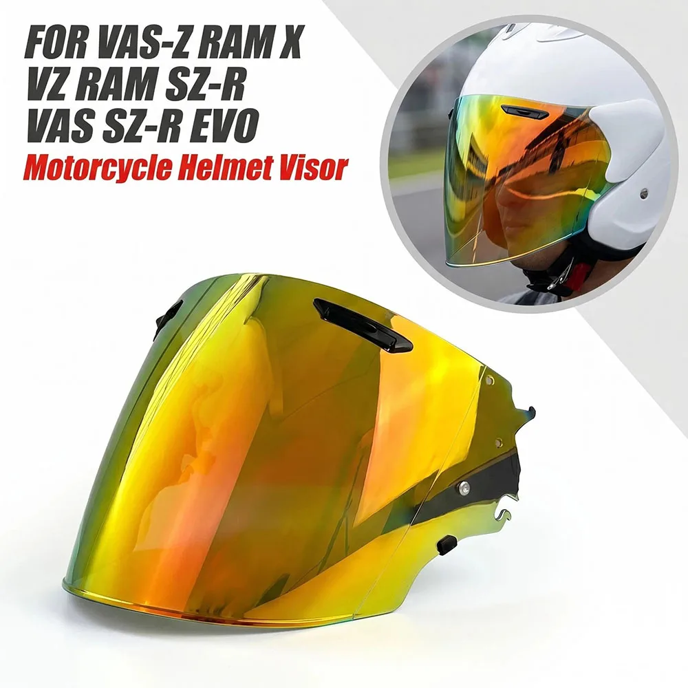 Motorcycle Uv Protected Helmet Visor For Arai VAS-Z RAM X VZ RAM SZ-R VAS SZ-R EVO Helmet Visors Replacement Lens Accessories