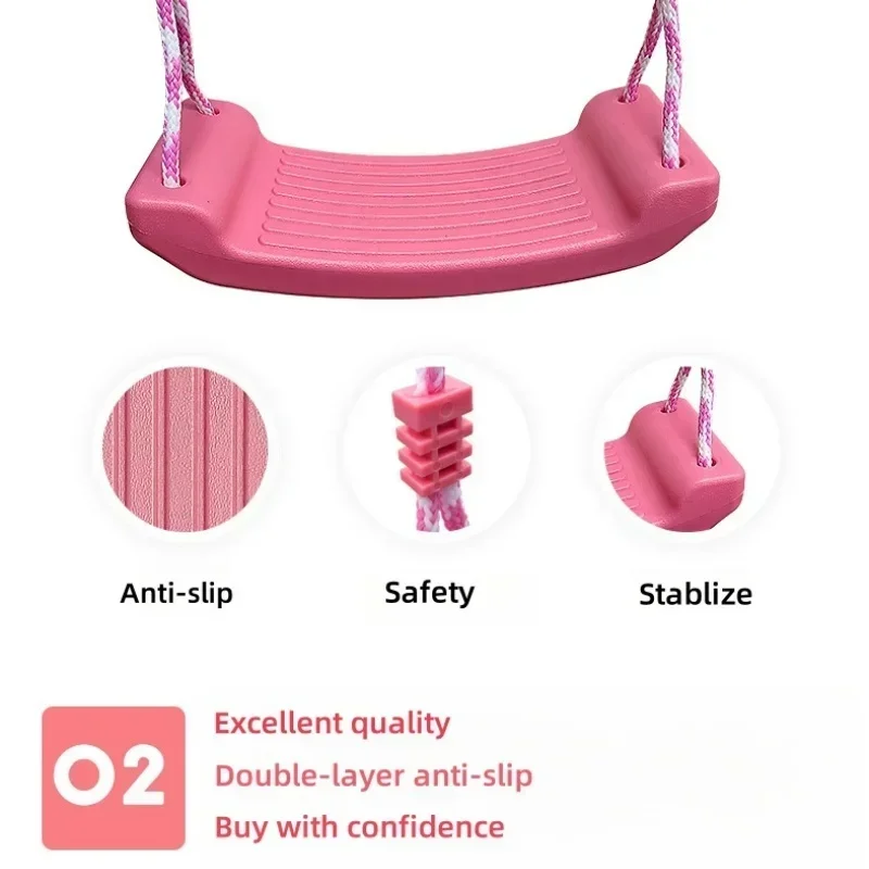 Kids Curved Board Swing Adjust - Kids Outdoor Climbing Frame recension och pris