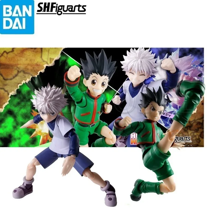 

Original Bandai S.H.Figuarts SHF HUNTER×HUNTER GON·FREECSS Killua Zoldyck Action Figure Toys Collection Model Gift