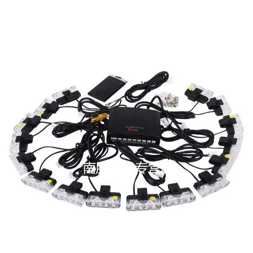 Luz Estroboscópica Led 8/16 En 1 Para Parrilla De Suv, Luz