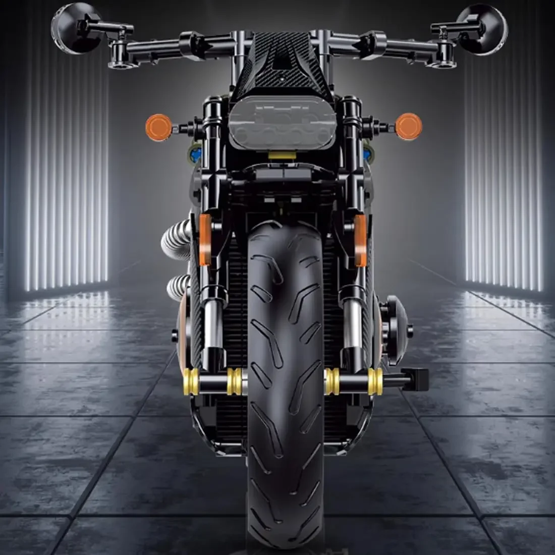 ตัวต่อรถมอเตอร์ไซค์ฮาคินัง เล่อหลง ของเล่นเด็ก เป็นของขวัญวันเกิด วันคริสต์มาส หรือวันขอบคุณพระเจ้าสำหรับเด็ก