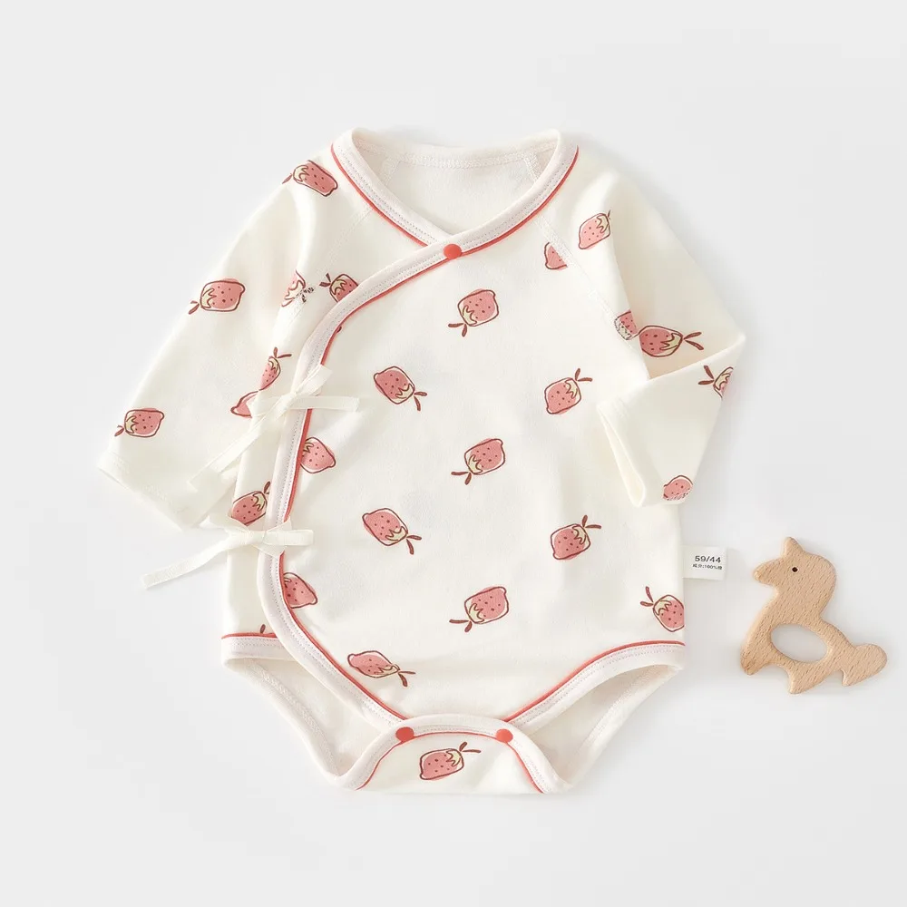 Plant Printing Baby Romper Newborn Soft Cotton Long Sleeve Bodysuit Spring Summer Clothes One Piece Outfits Infant Jumpsuit