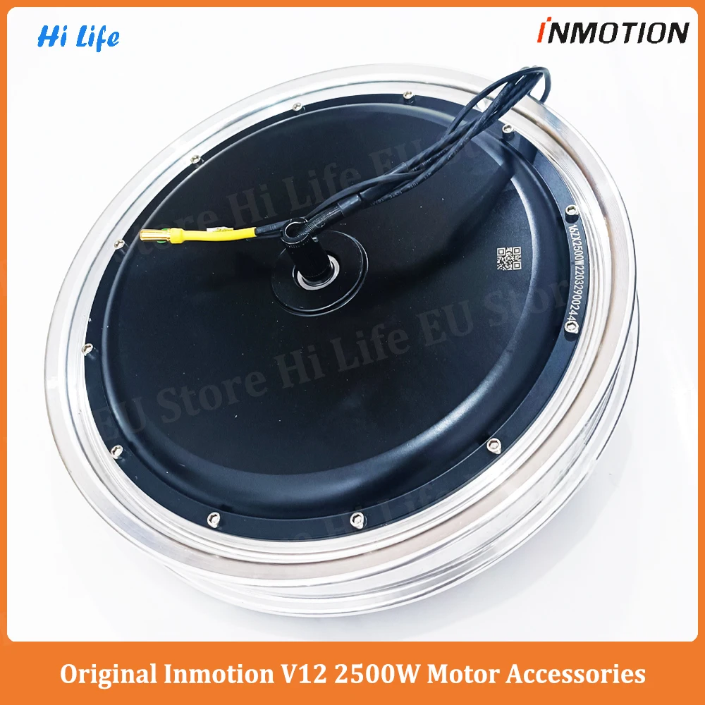 Original Inmotion V12 Motor 100V 1750Wh HS 2500W Motor HT 2800W Motor with Rim for Inmotion V12 High Speed/Torque Electric Wheel