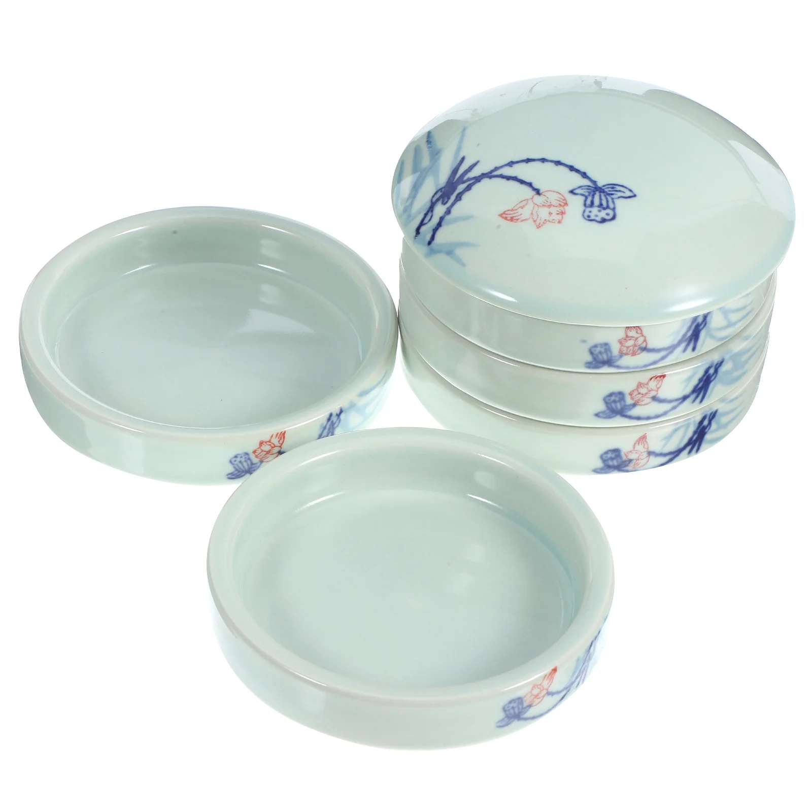 

1Set Watercolor Paint Palettes Ceramic Mixing Trays Color Display Plate for Students Multi-Functional Pigment Mixer Easy to