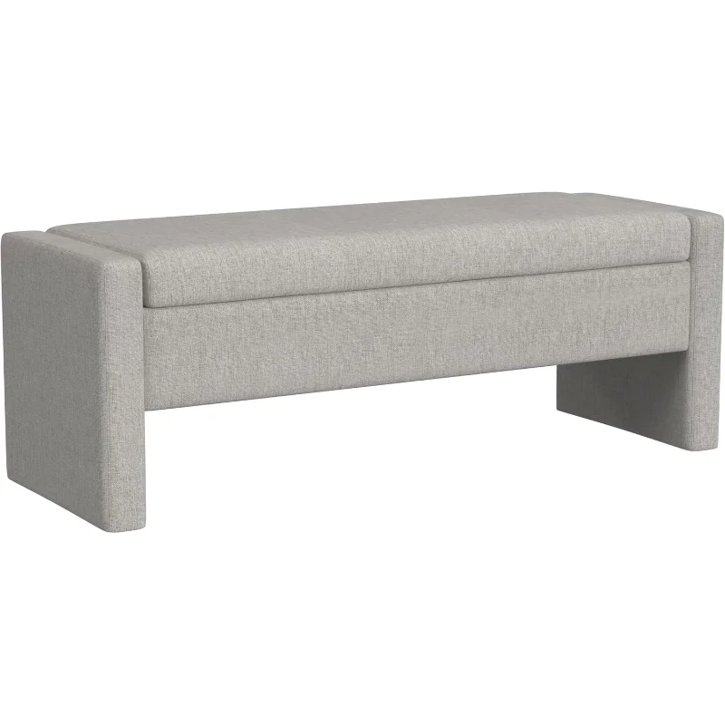 

Copenhagen Modern Storage Bench Home Décor|Bench with Storage for Living Room & Bedroom - Plush Cream