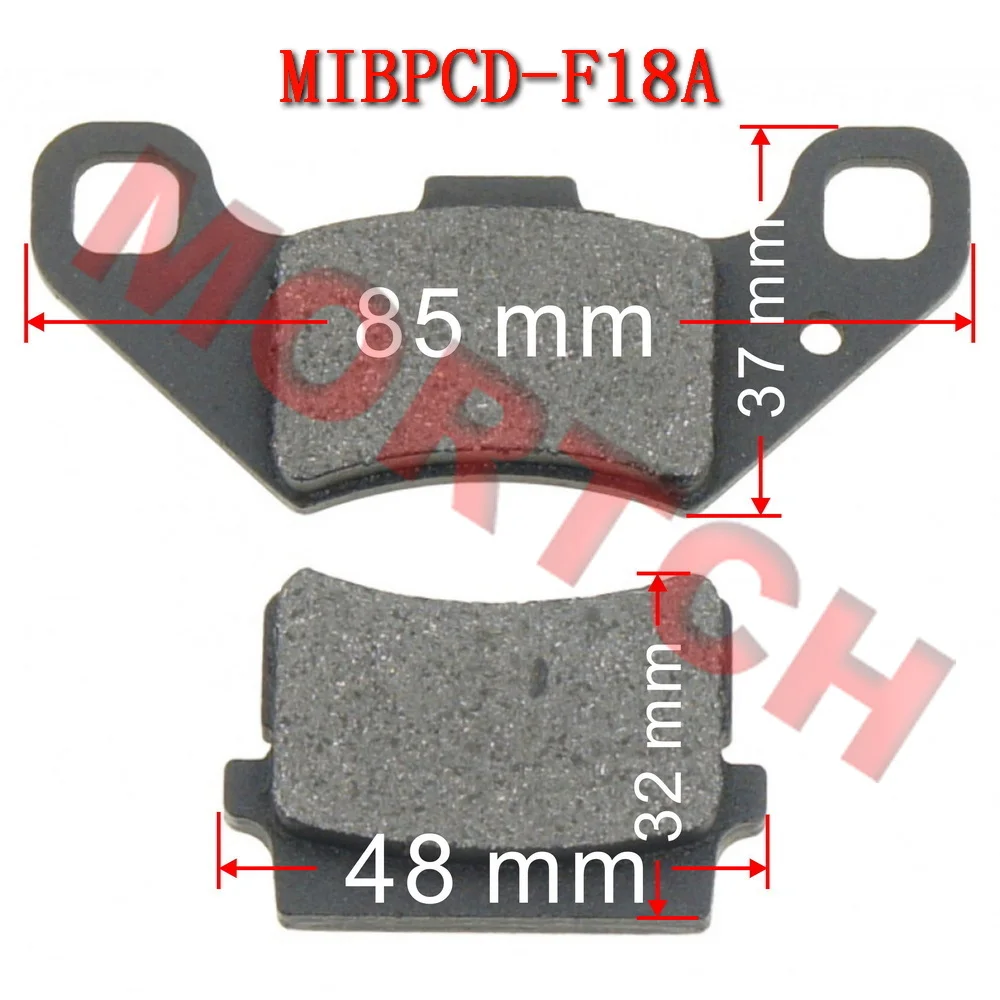 Brake Pad CD-F18A for ADLY Interceptor 300 Quad EXPLORER Ranger 300 QUADZILLA XRV 250 RL 300 MH Contd RYZ 50