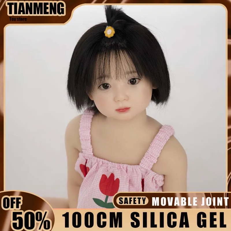 

RENHEYUOU 100 см сосед маленькая девочка мини-кукла со съемной головой резьба коллекция мягкий материал милая кукла модель мужская игрушка