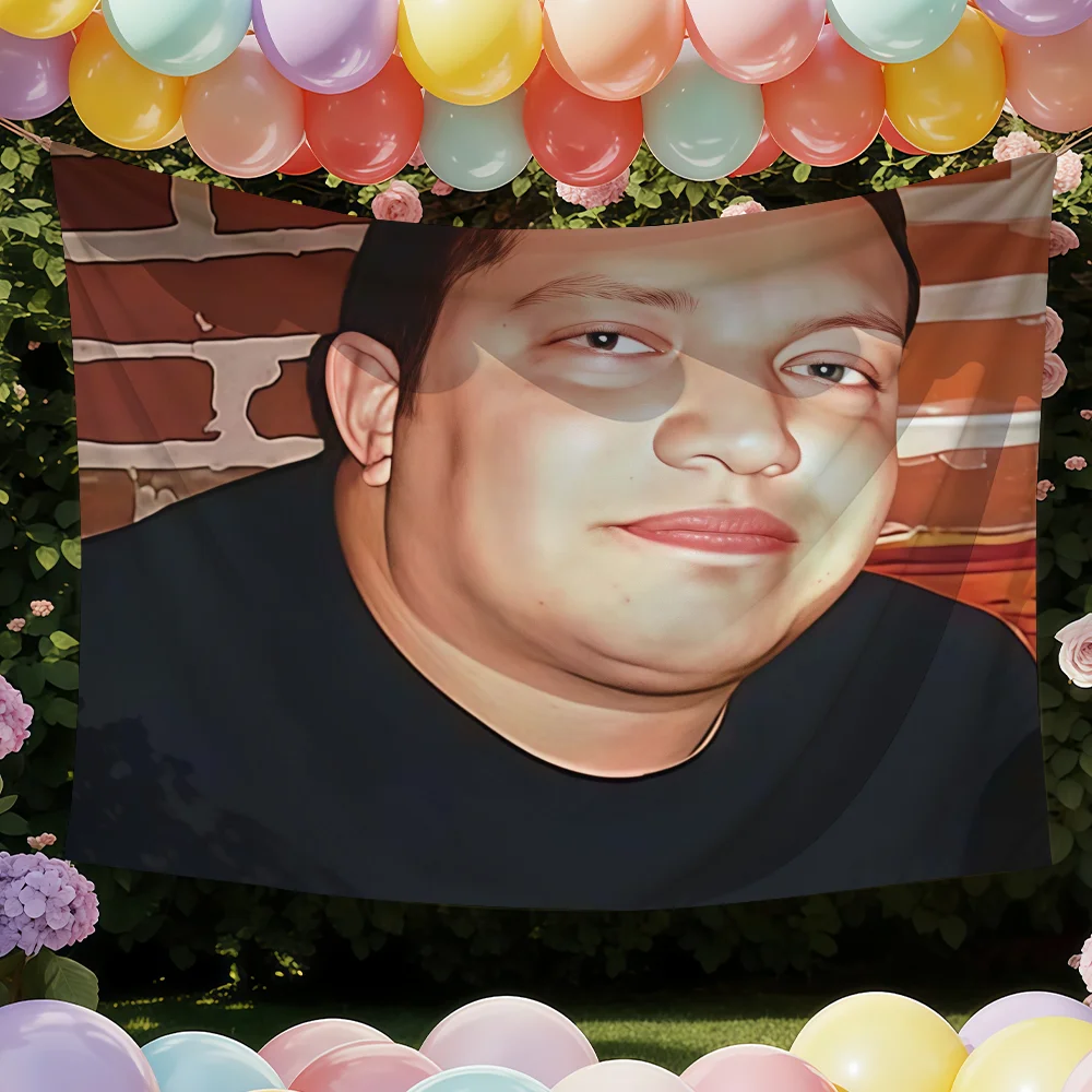 Divertido tapiz con diseño de payaso irrealista de Sal Vulcano, adecuado para fiestas, clubes, decoración de paredes interiores y exteriores, banderín, regalo
