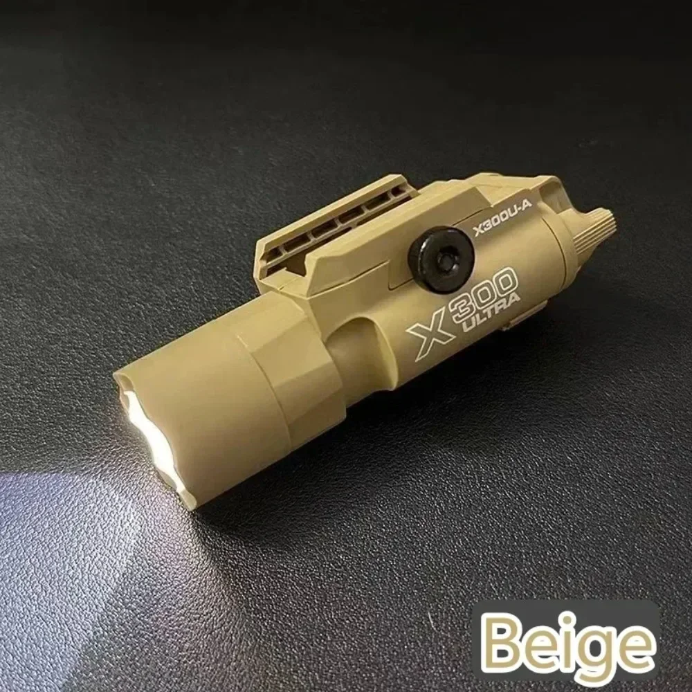 TINSOL X300U-A ضوء تكتيكي متعدد الوظائف: يناسب السكك الحديدية مقاس 20 مم، لعبة بنادق الادسنس والصيد ومطابقات CS وألعاب الحرب #4