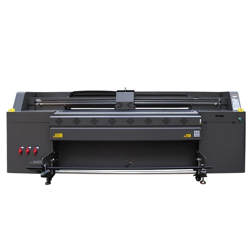 Leather printer 4-head high-precision weak solvent schoolbag shoe material digital printing machine