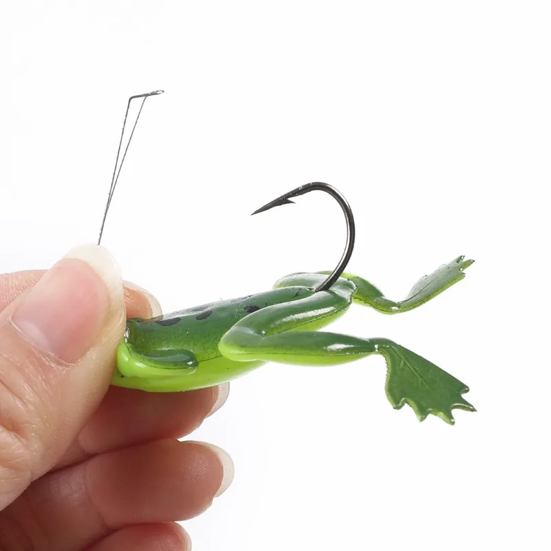 Slow Sinking Thunderfrog Soft Bait for Freshwater Fishing (with Single Hook) Soft Bait Set for Field Fishing Fishing Products