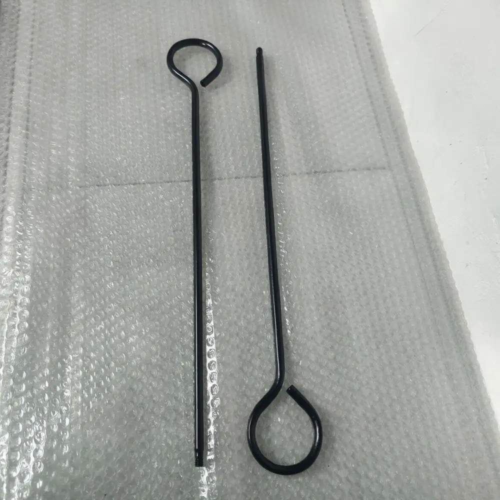 Heavy Duty Fireplace Brush And Rod Set Foldable Metal Handle Chimney Cleaner Tool For Hearth Dust And Ash Maintenance