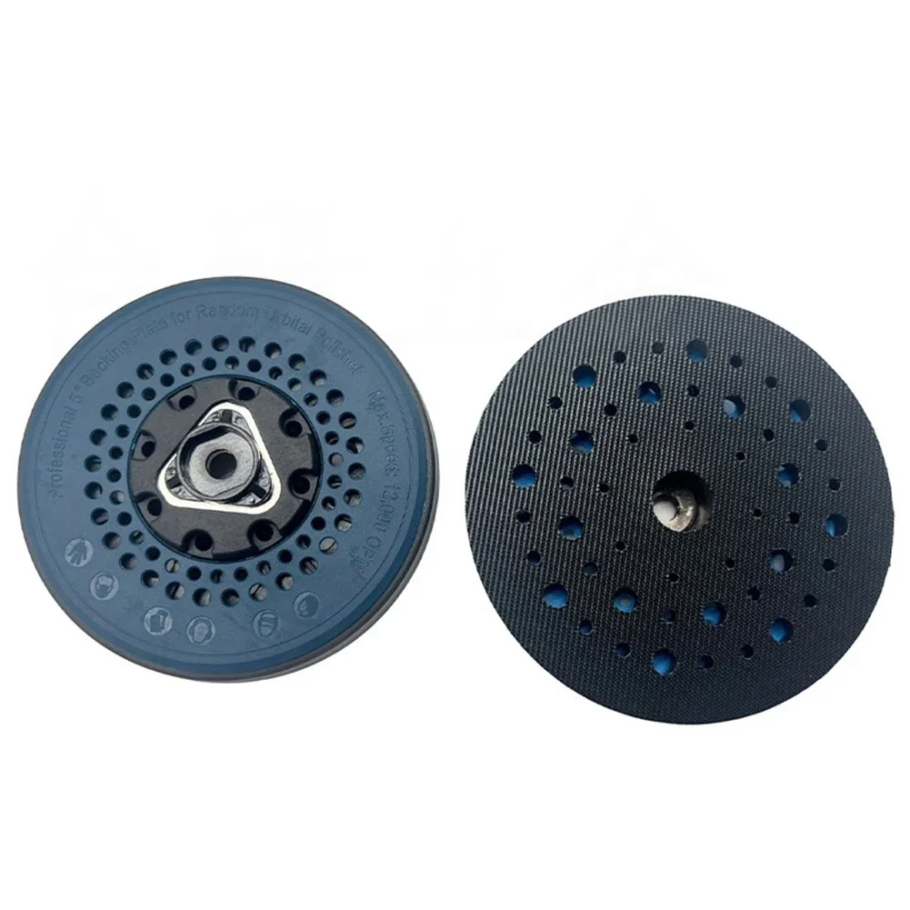 49 Holes Sanding Pad For Orbital Cooling Channels Hand Tool Set 125mm Size Efficient Performance Pressure Resistance