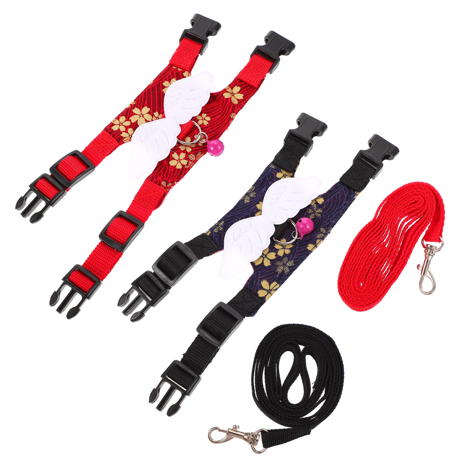 

1 set 1 Set Harness Leash Small Animal Costume For Rabbit Guinea Pig Squirrel Lightweight Vest With Bell Summer Outdoor Flower