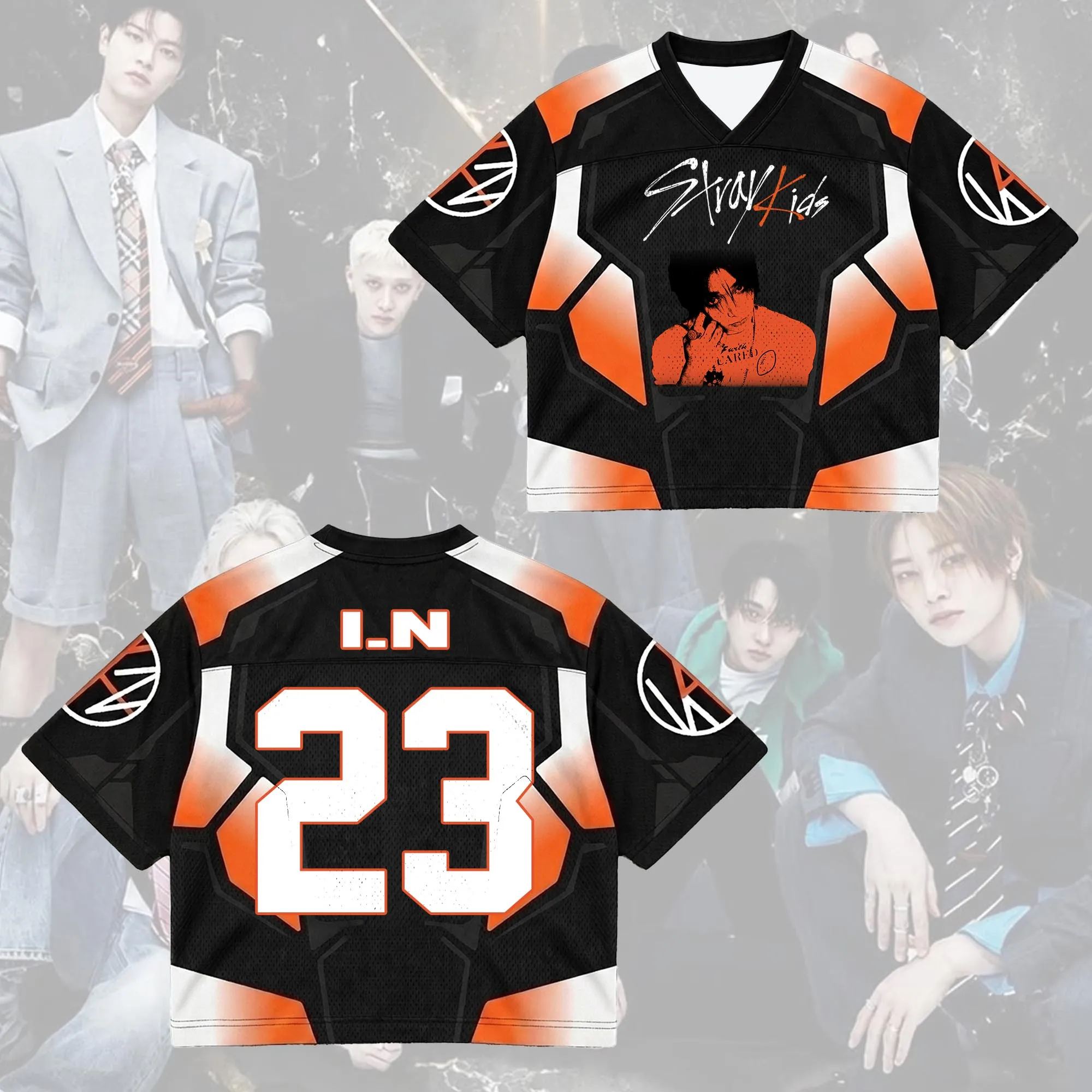2026 Stray Kids Face This & That Album 3D-gedrucktes Jersey Herren Sommer Outdoor T-Shirt Atmungsaktive Schnelltrocknende Streetwear-Kleidung – Detail 9