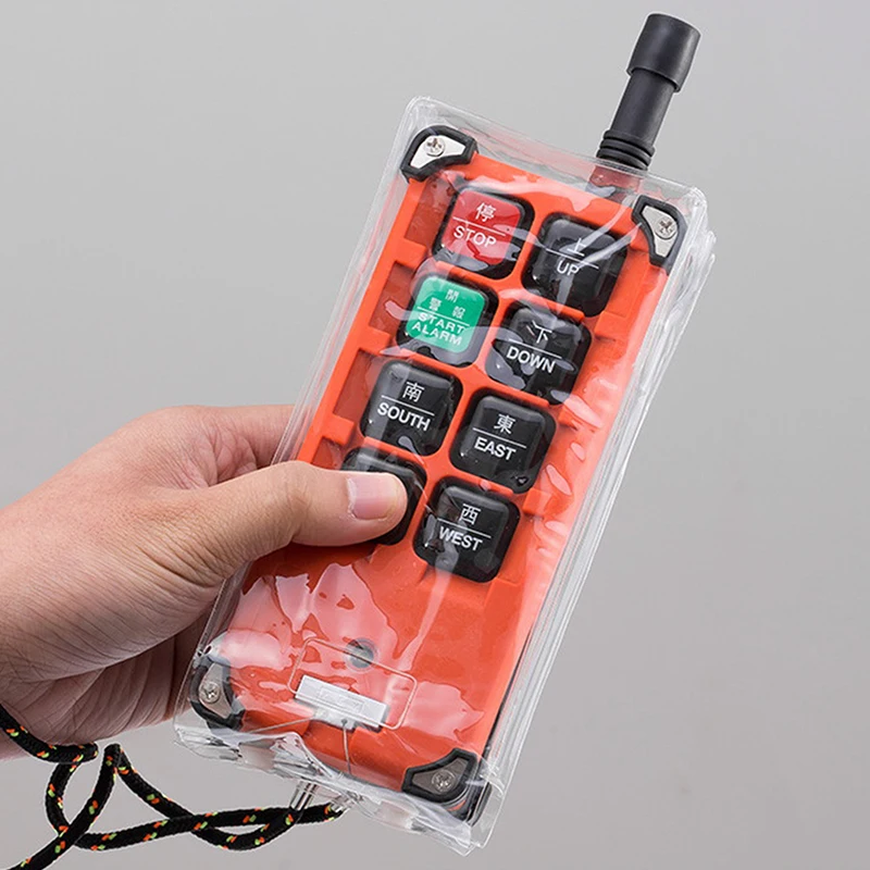 Jacket Protective Cover PVC Protective Transparent Cover Dust Bag For F21-E1B F23 Industrial Wireless Remote Control Dust