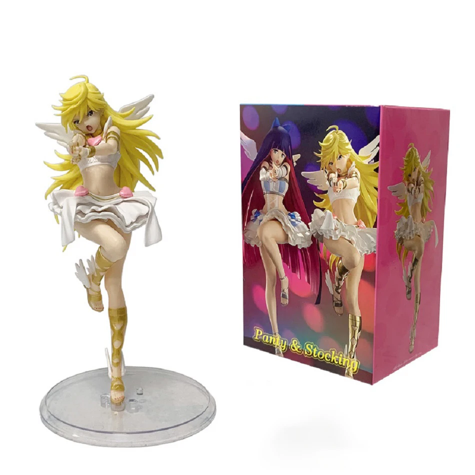 Original Panty & Stocking with Garterbelt Figure Panty Stocking Action Figure PVC Model Collection Anime Figurine Birthday Gift view 4