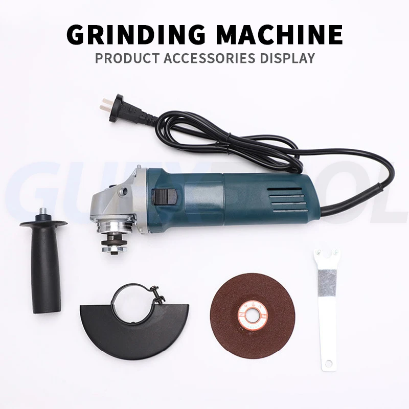 Multifunctional Polishing Machine 100MM Stone Cutting Machine Electric Angle Grinder Household Electric Angle grinding Machine