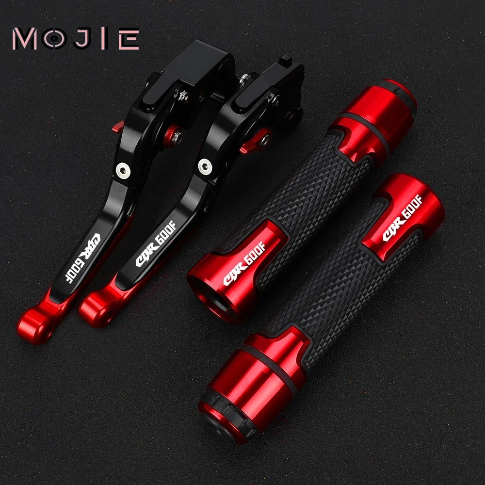 

Motorcycle Adjustable Brake Clutch Levers & Handle Handlebar grips For Honda CBR600F CBR600 F2 F3 F4 F4i 1991-2007 1996 1997
