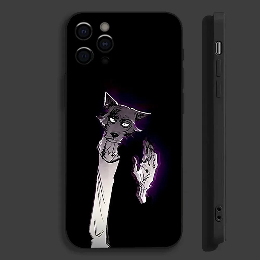 Anime B-Beastars Phone Case For Apple iPhone 15,14,13,12,11,Pro,X,XS,Max,XR,Plus,Mini Soft Black Cover