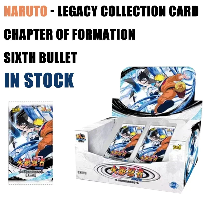 New KAYOU Genuine Naruto Cards Box Anime Figure Card Booster Pack Sasuke Collection Flash Card Toy Birthday Christmas Gifts