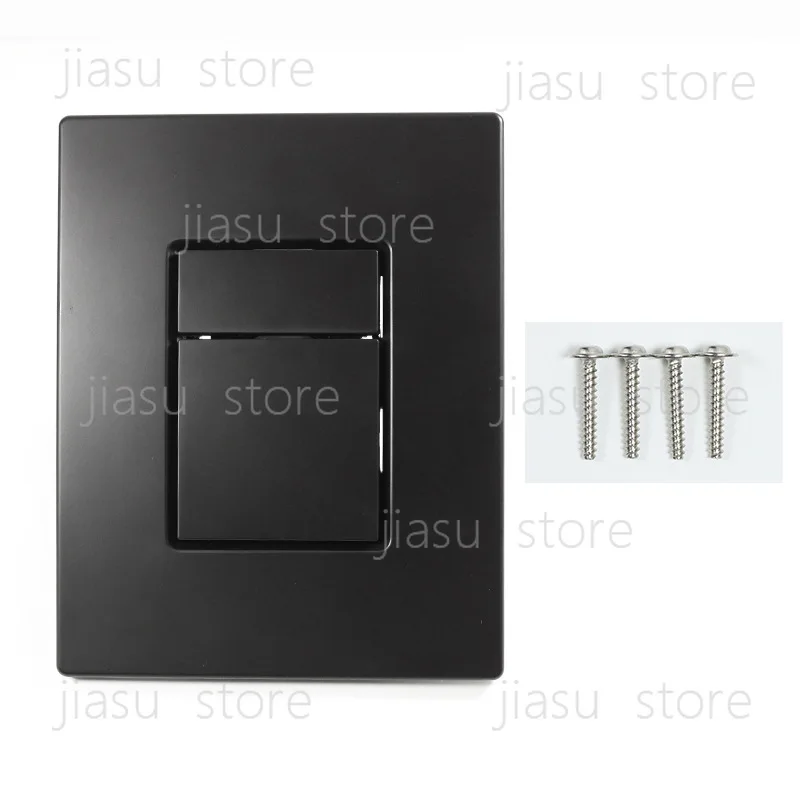 Dual Flush Push Button Plate in Black Compatible with Grohe SKATE COSMOPOLITAN 38966KF0 Toilet Accessory accessories
