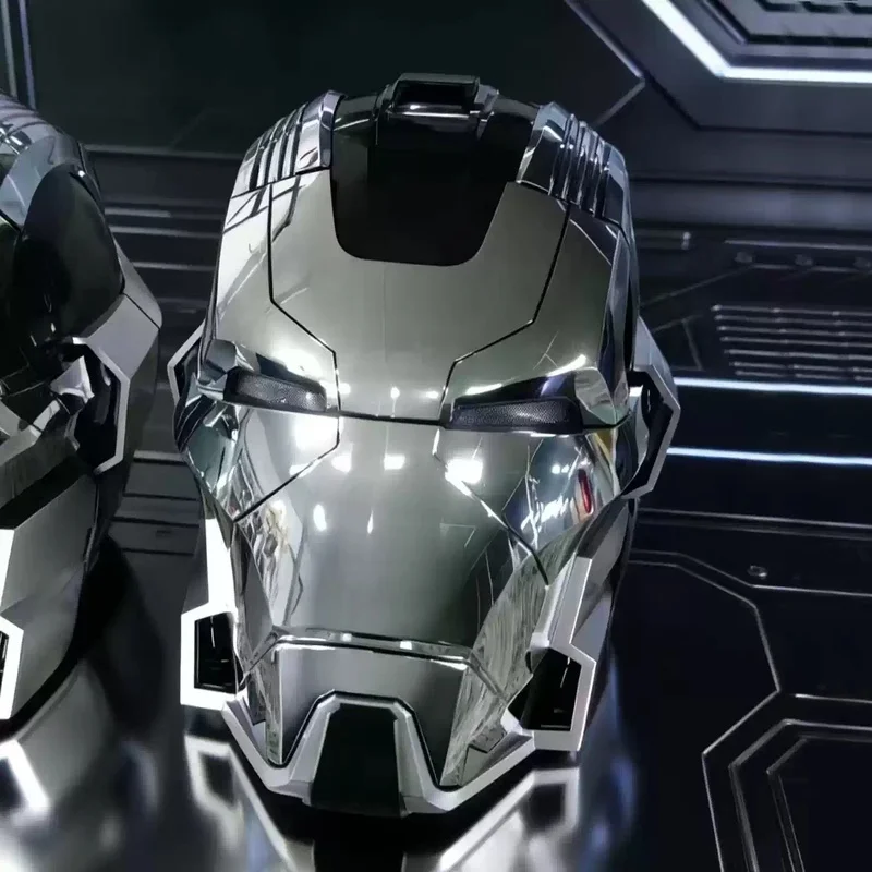 

Шлем Железного человека Marvel MK17 с подсветкой LED и голосовым управлением, маска-меха для косплея, электрическая игрушка для фанатов и коллекционеров