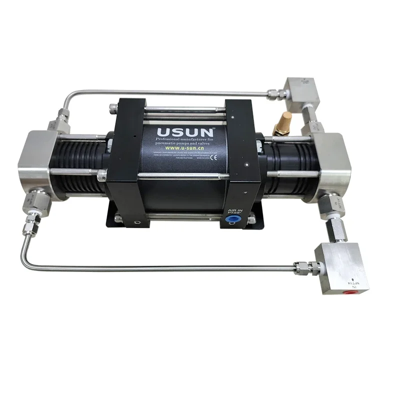 Ready to ship  USUN  Model:XBD30-OL 100-250 Bar Output Mini  Double action air driven oxygen clean gas  pump