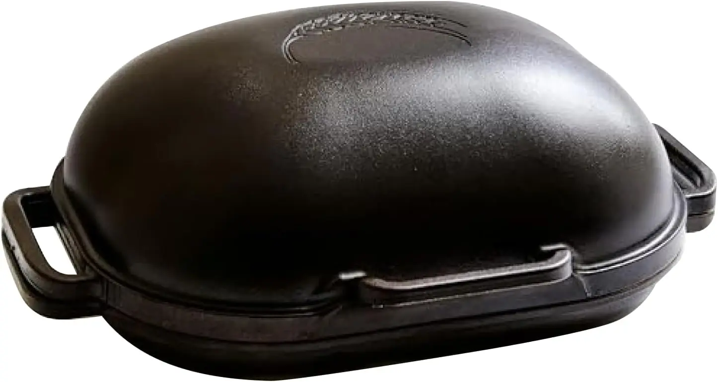 

Чугунная сковорода для хлеба с крышкой для домашней выпечки хлеба - сделано в США