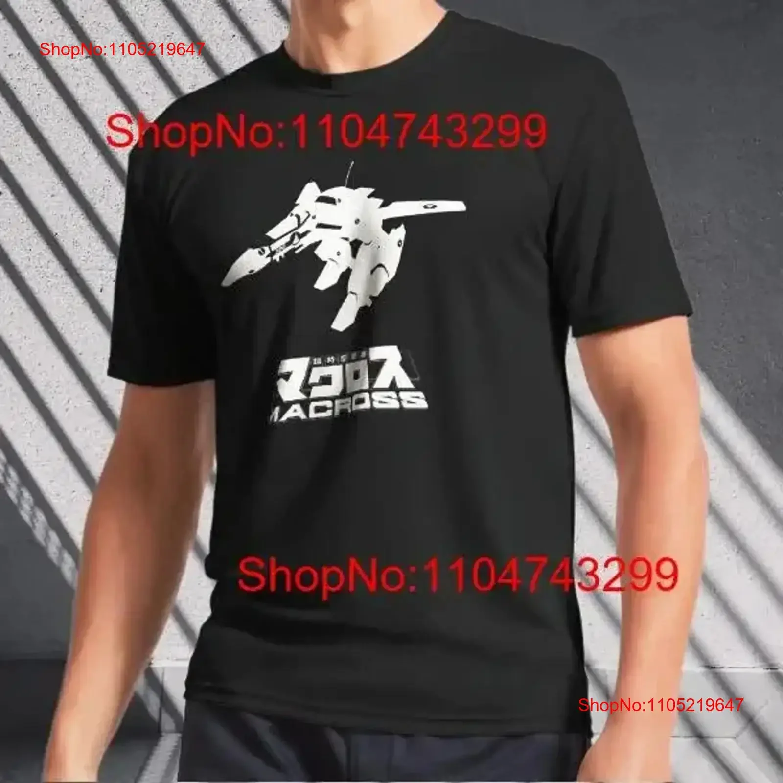 Macross Gerwalk Active T Shirt Logo Men's Funny Size S to 5XL vintage Washed Versatile streetwear Stylish fashion vintage