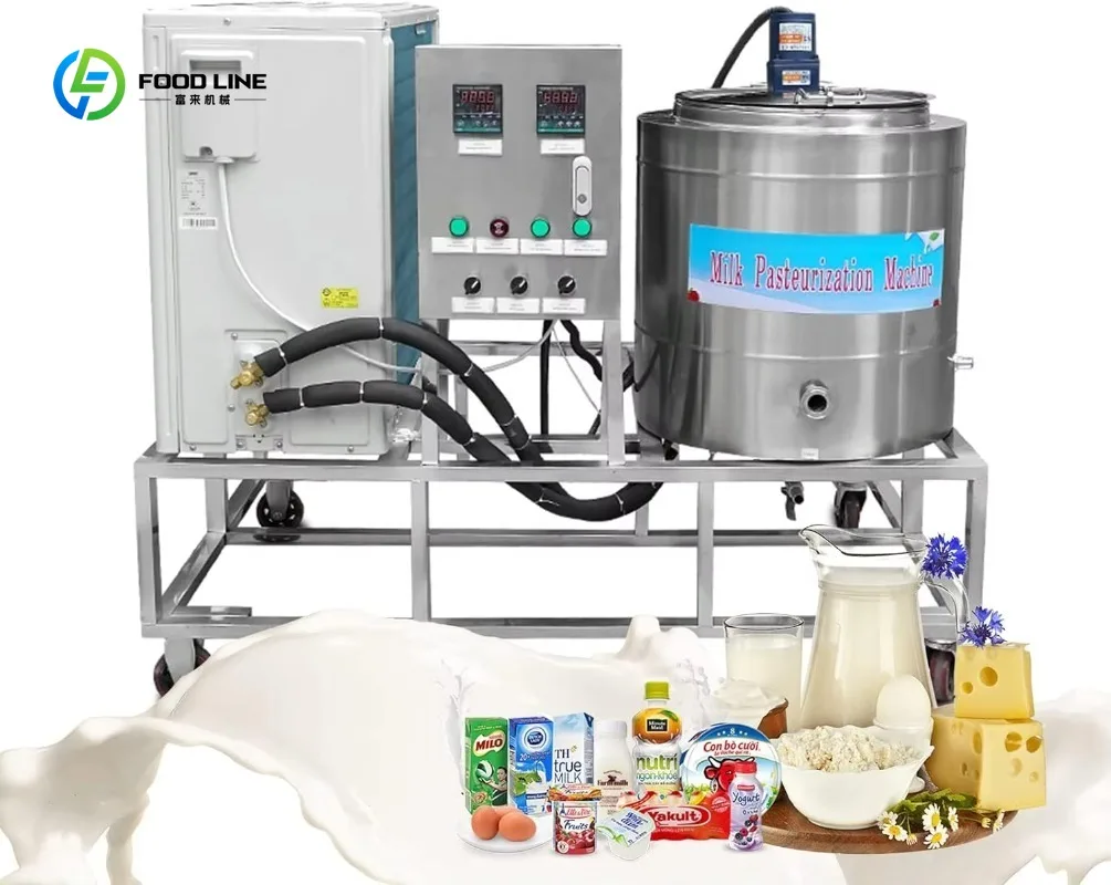 Customized Hot Selling Factory Milk/Yogurt/Cheese Pasteurization Processing Plant Milk Sterilizer 100L Milk Pasteurizer Machine