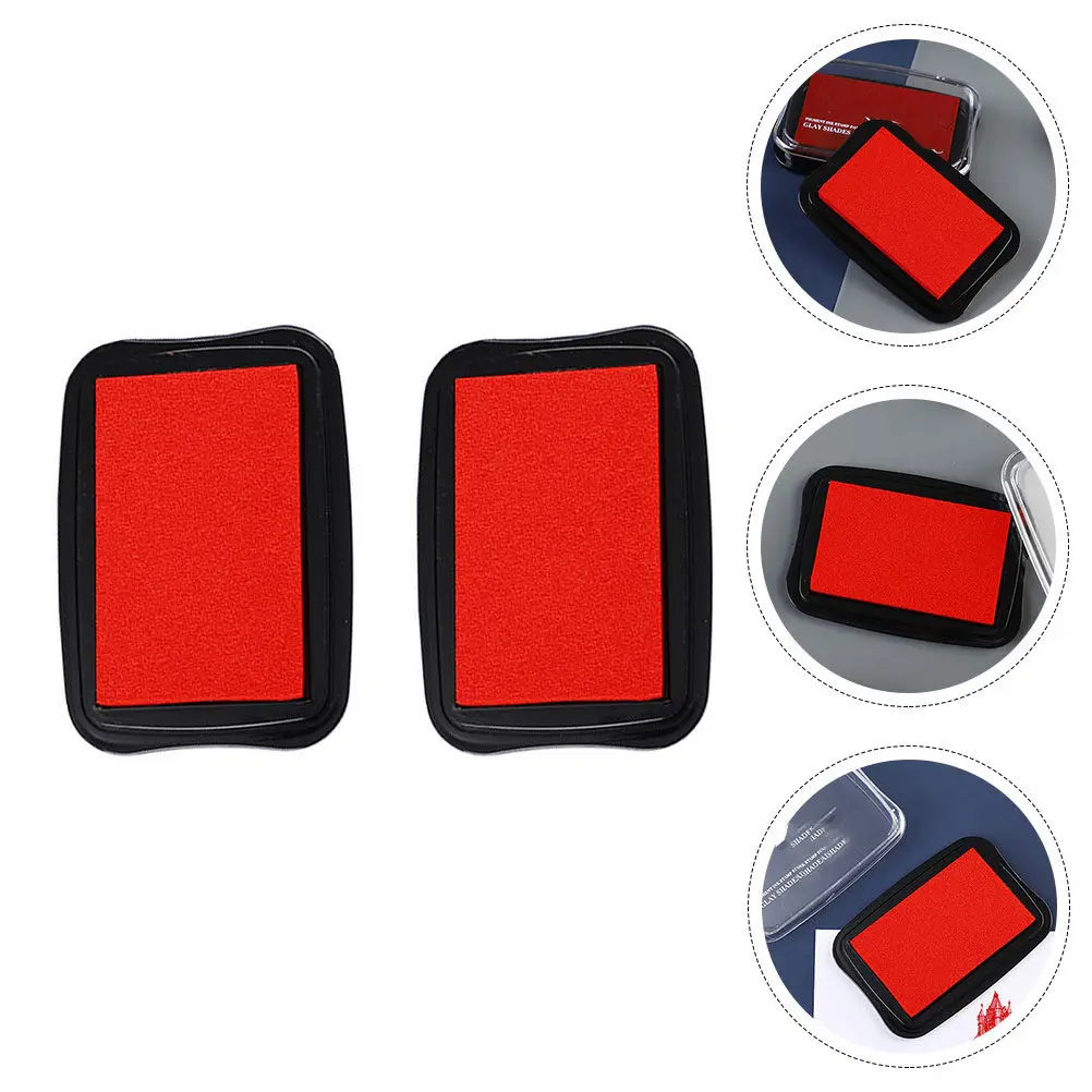 

2 шт. ретро-чернильные подушечки красного цвета для традиционного китайского штампования, для каллиграфии, DIY-проектов, скрапбукинга и художественных работ