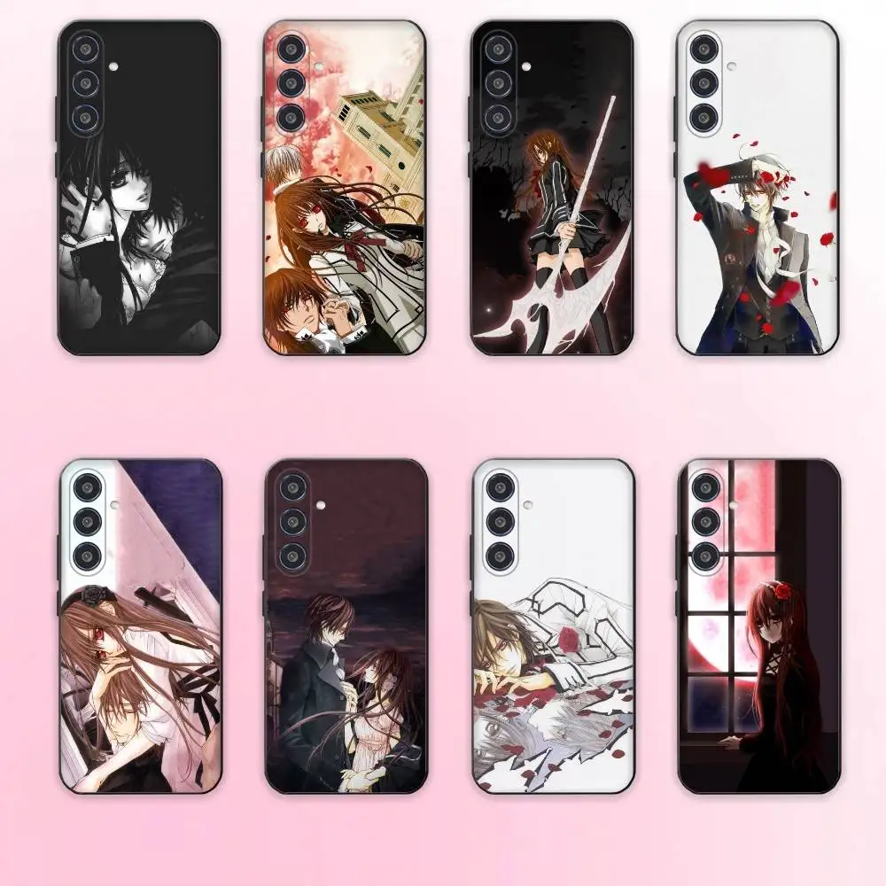 

Anime M-Manga Vampire Knight Phone Case For Samsung Galaxy A73,A72,A71,A70,A53,A52,A51,Others Soft Black Cover