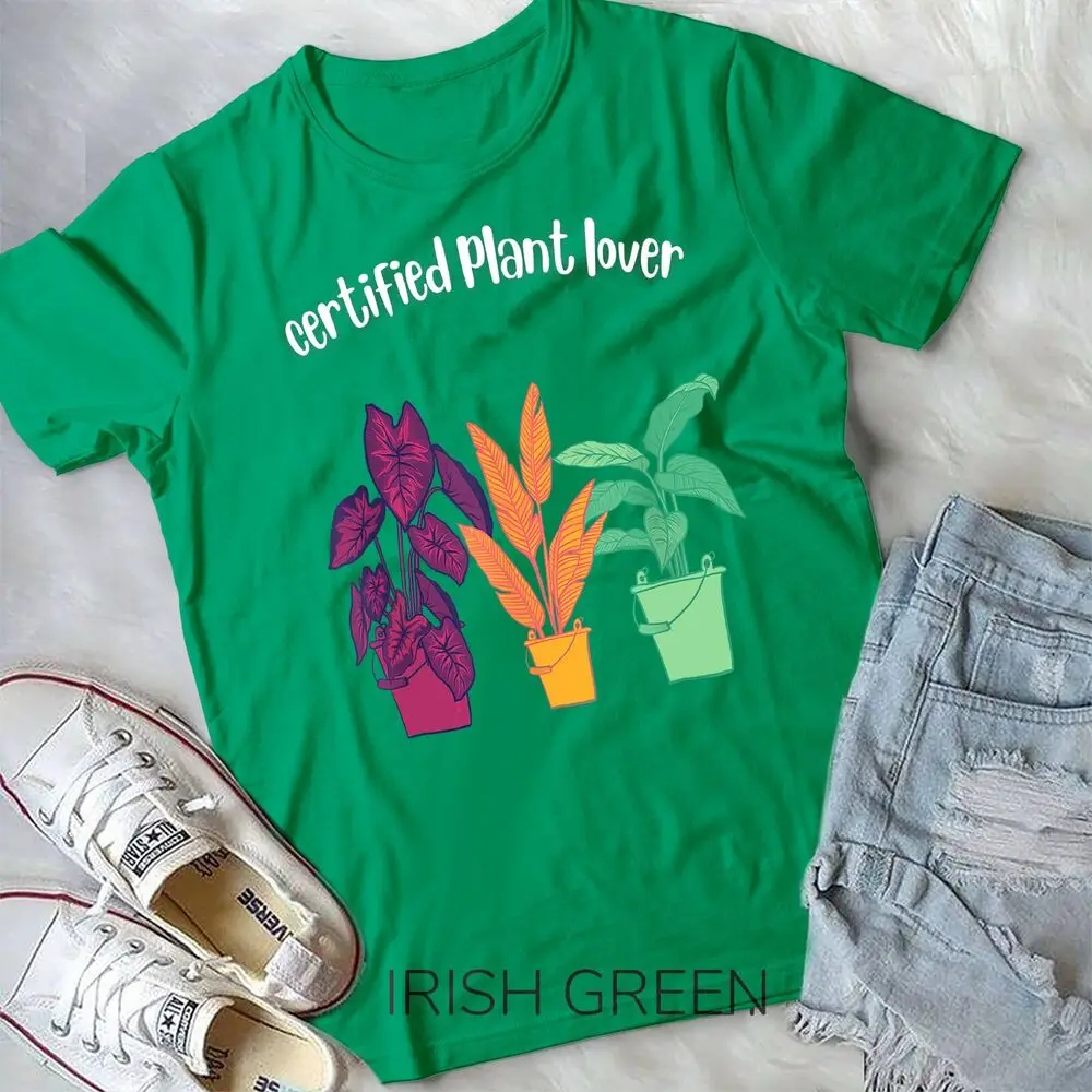 Certified Plant Lover Plants Gardening Flowers T-Shirt Unisex T-shirt