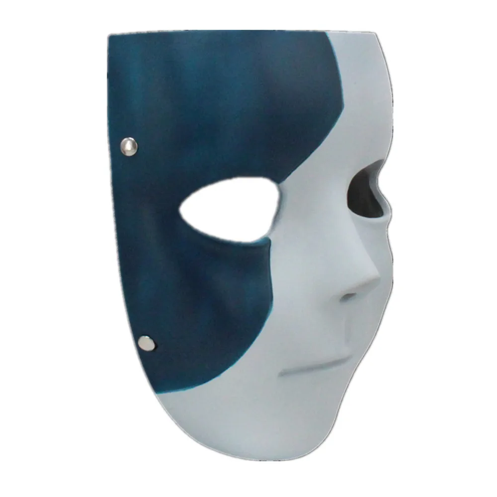 Cosplay Mask White Smile Resin Mask for Halloween Party Costumes Mask