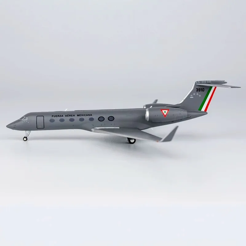 Diecast 1/200 Scale Alloy Mexican Air Force G550 Business Jet Airplane Model Finished Static Collectible Aircraft Ornament Gift