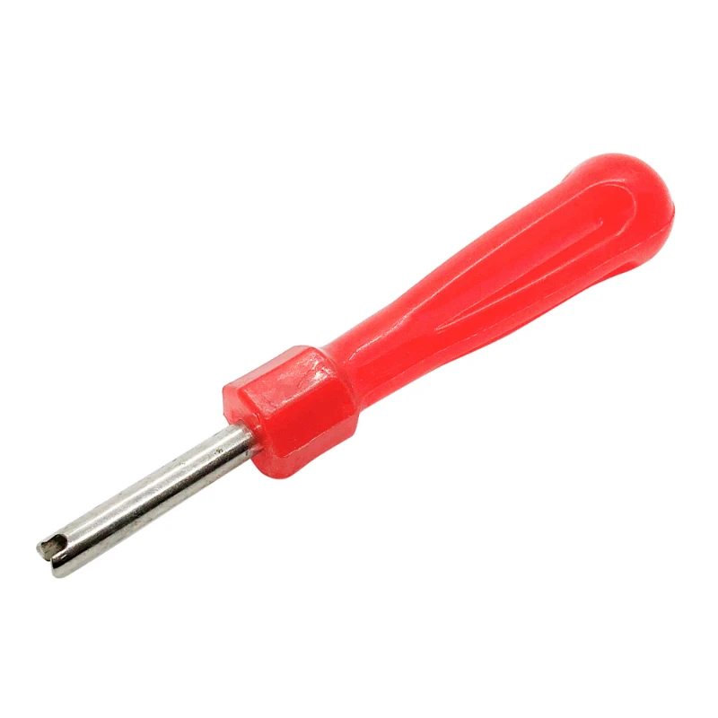 2pcs Auto Car Bicycle Slotted Handle Tire Valve Stem Core Remover Screwdriver Tire Repair Install Tool Car-styling Accessories