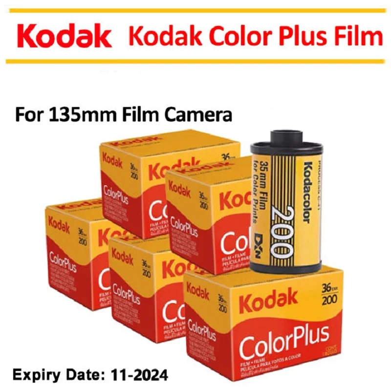 ورق صور فيلم كوداك ، كولوربلس 200 ، 36 Exposure35 مم ، 1-5 لفات ، أفلام جديدة ، كاميرا ، تاريخ انتهاء الصلاحية: 2024