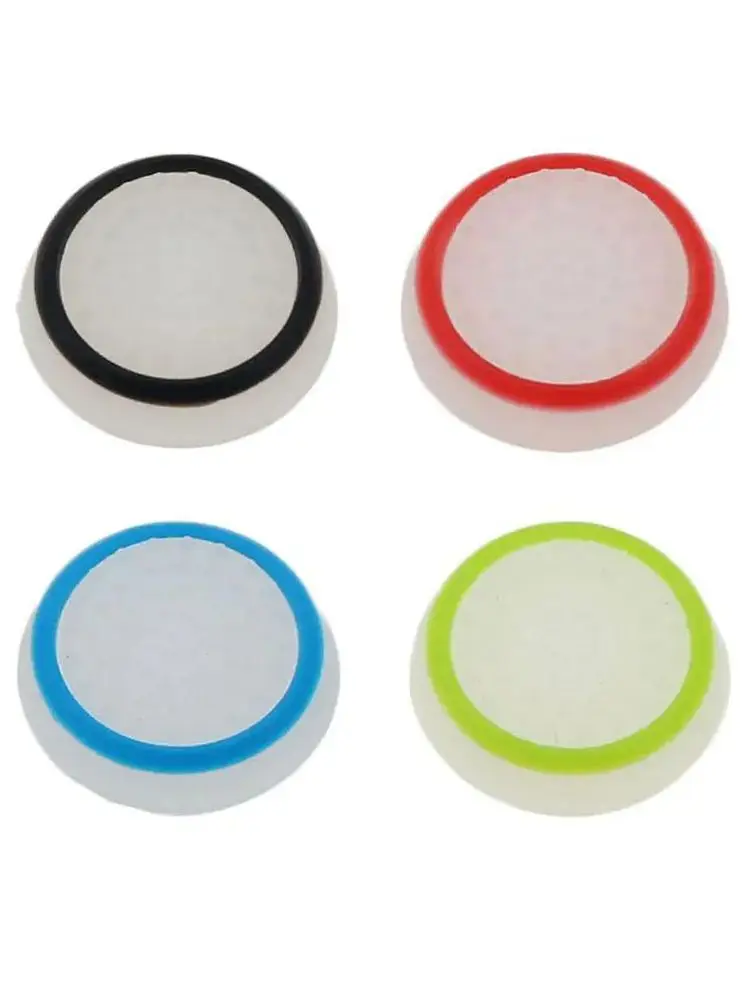 JCD 4 pièces capuchons de poignée de bâton de pouce pour PS5 PS4 PS3 Xbox 360 One Switch 2 Pro contrôleur poignées de Joystick en Silicone accessoire de couverture