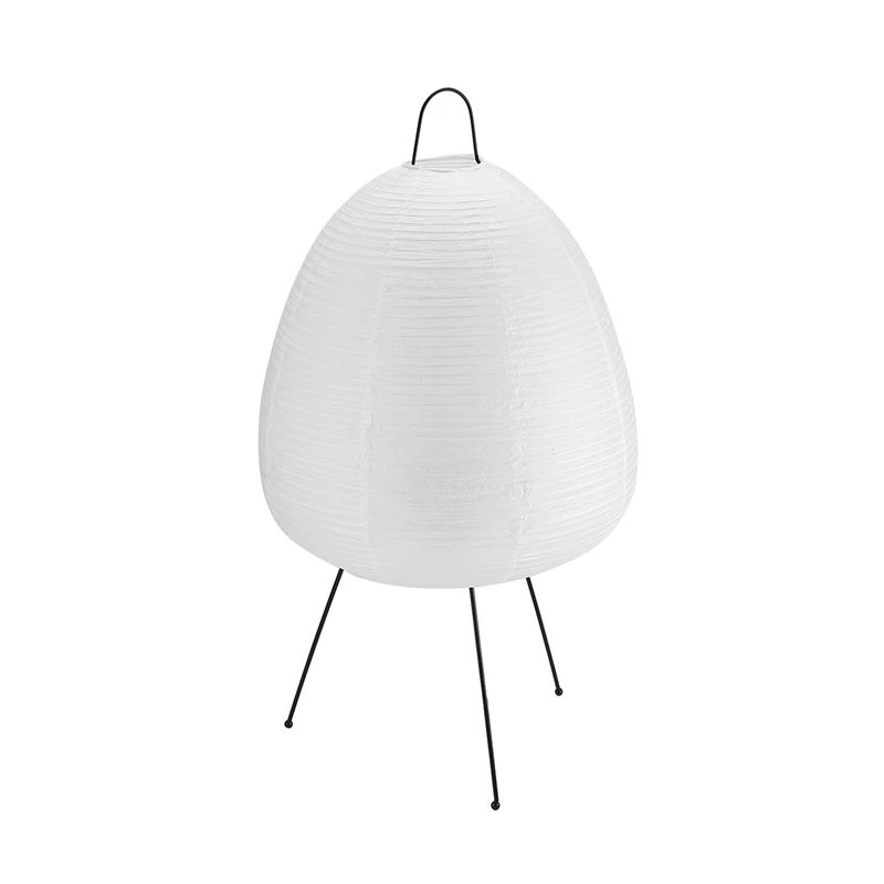 AC62-Harmony Illuminated Akari Paper Lamp,Wabi-Sabi Decorative Lamp Inspired By Noguchi Rice Paper, Rice Paper Lamp