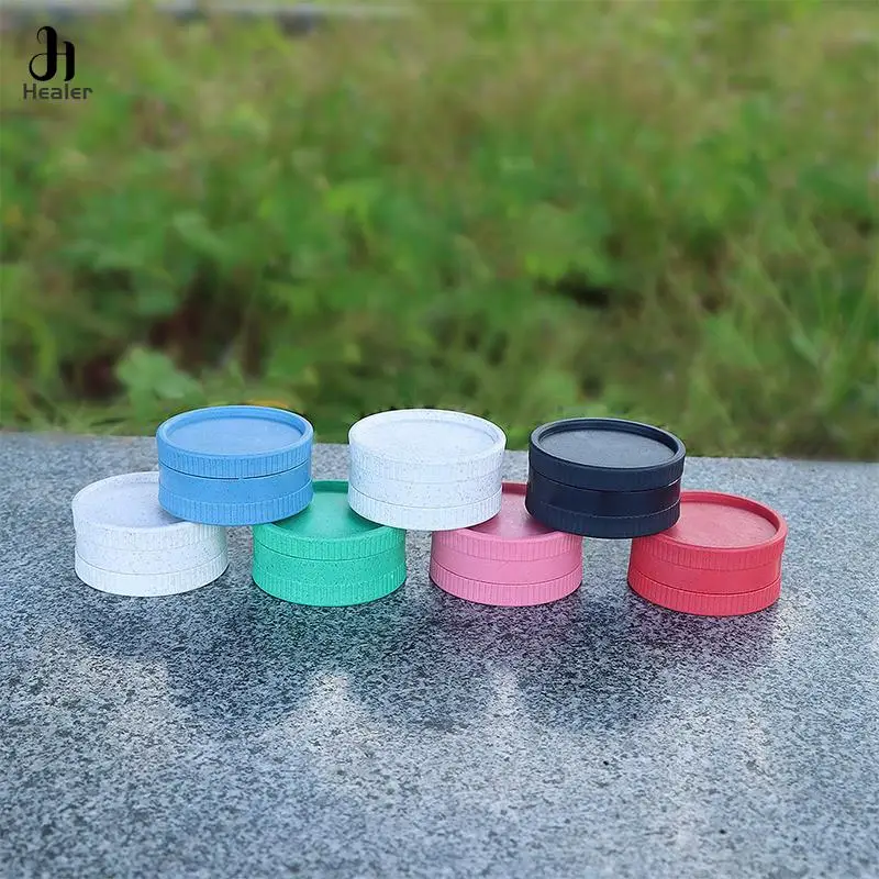 56mm Two Layer Plastic Acrylic Biodegradable Herb Grinder Hemp Tobacco Grinder