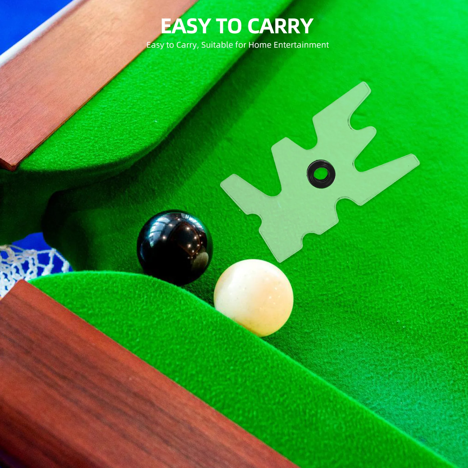 

Billiards Cue Bridge Acrylic Detachable Head Portable Pool Bridge Stable Support Snooker Table Accessories Billiards Cue Rest