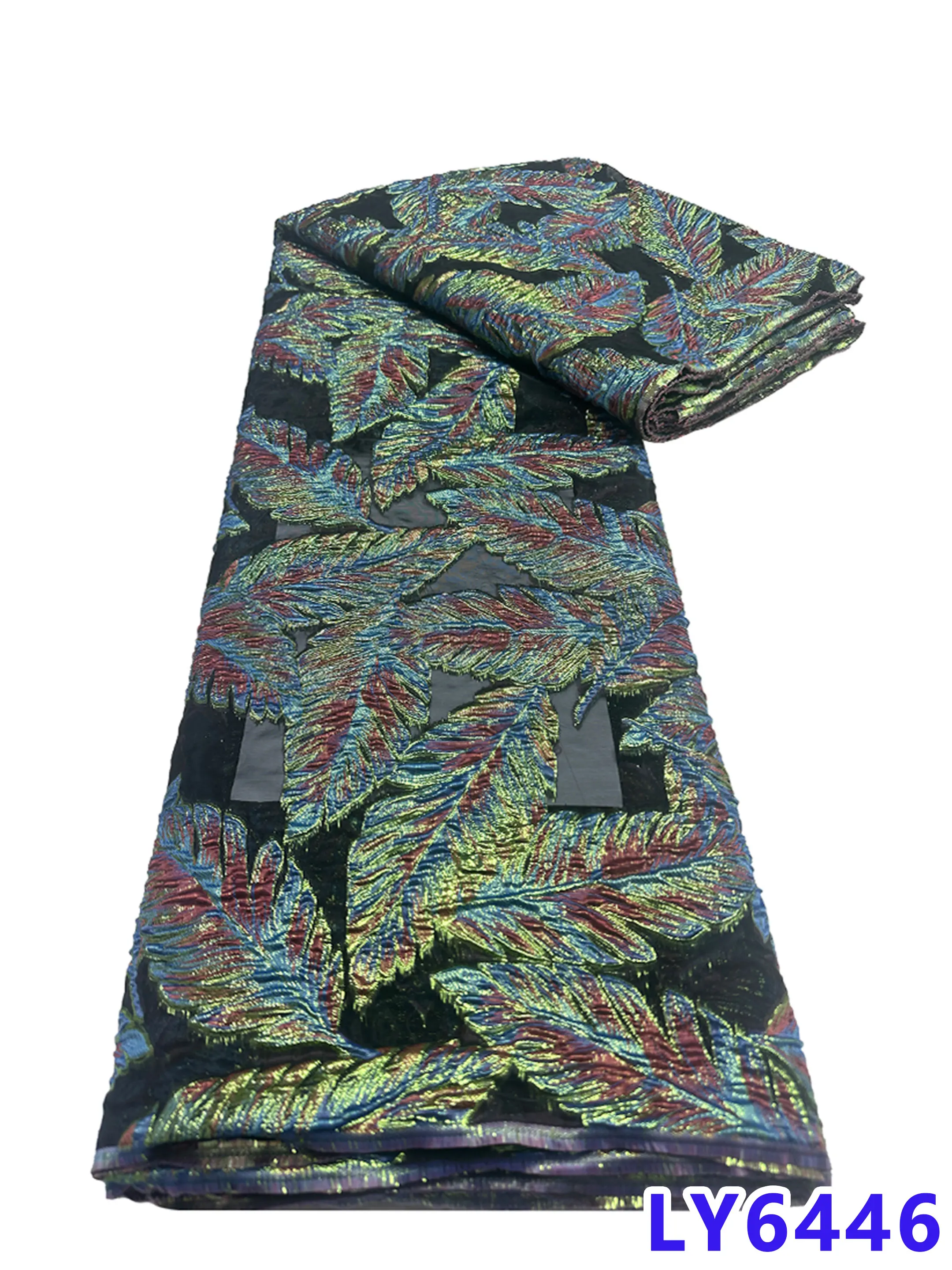 

Wholesale Nigerian Jacquard Damask African Brocade Tulle Lace Fabric 2025 New French Women Gilded Lace for Party Dress Sewing