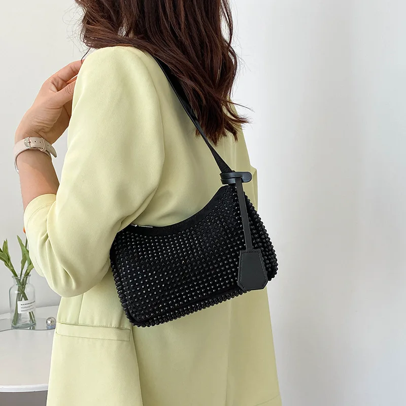 High Quality Messenger Bags Small Purse Ladies Handbags Sac A Main Designer Women Crossbody Bag Crystal Leather Shoulder Bags