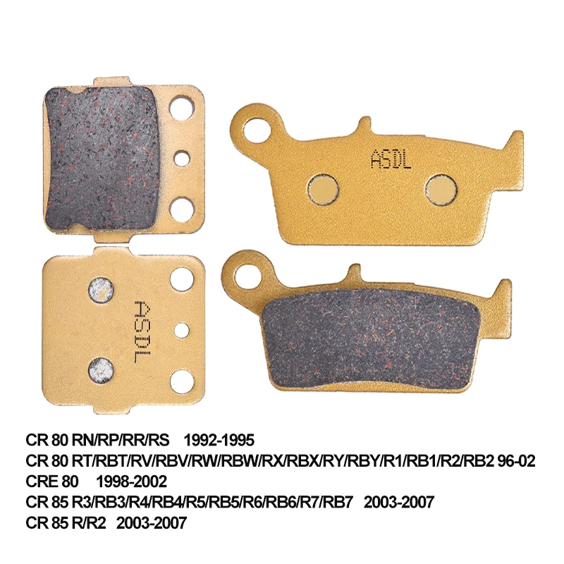 مكابح أمامية وخلفية من السيراميك للدراجات النارية هوندا CR 80 RN/RP/RR/RS CRE 80 CR 85 R/R2 2007 2006 2005 2004 2003 #1