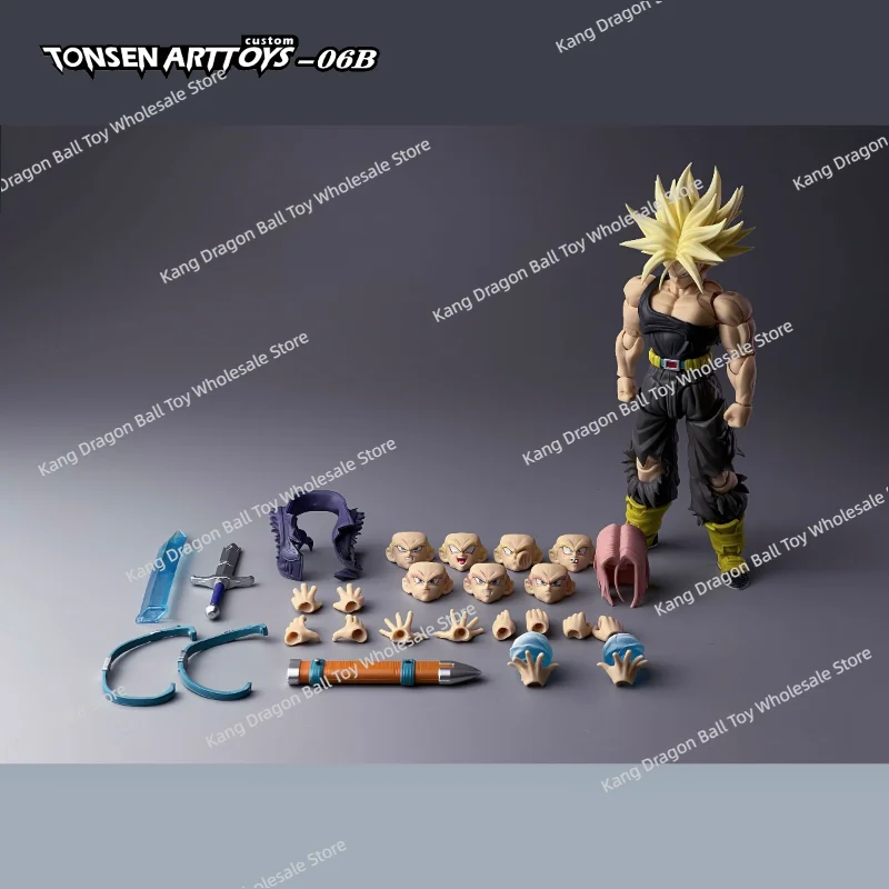 In Voorraad Verzonden Binnen 24 Tonsenarttoys Shf Dragon Ball Z Super Saiyan Ssj Ssj2 Trunks Majin Buu Kid Buutenks Anime Figuur speelgoed